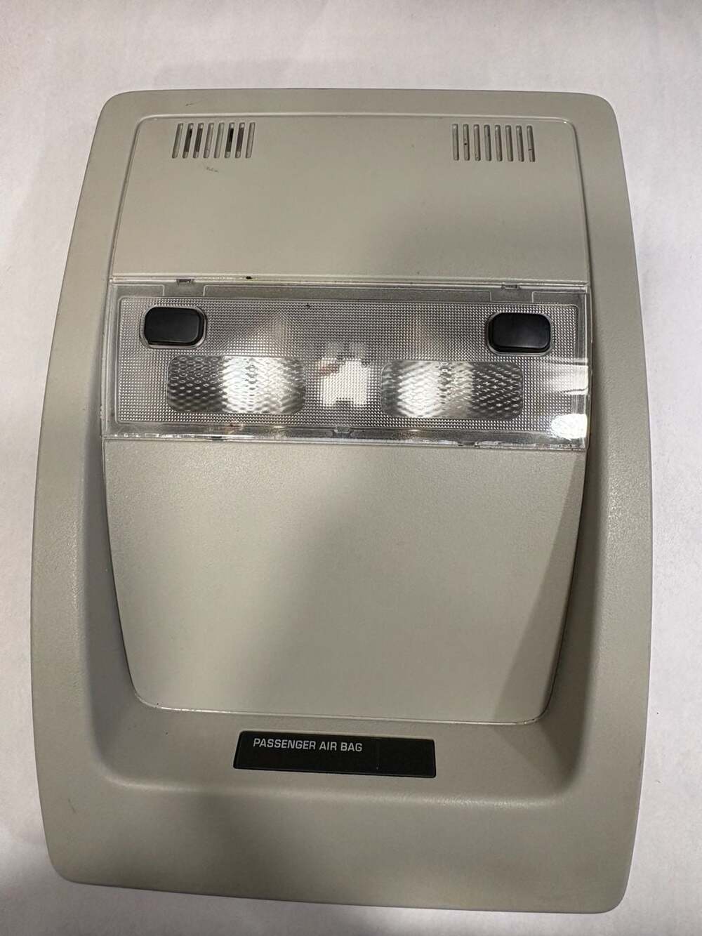 2007-2013 Gm Overhead Console Dome Light 25977640 Gray Passenger Air Bag